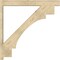 Ekena Millwork Merced Block Rough Sawn Outlooker, Douglas Fir, 6"W x 44"D x 44"H OUT06X44X44MRC05RDF - alternate 2